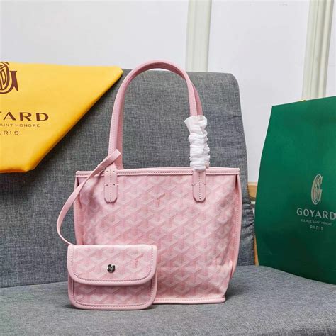 pink mini goyard bag|anjou mini bag price.